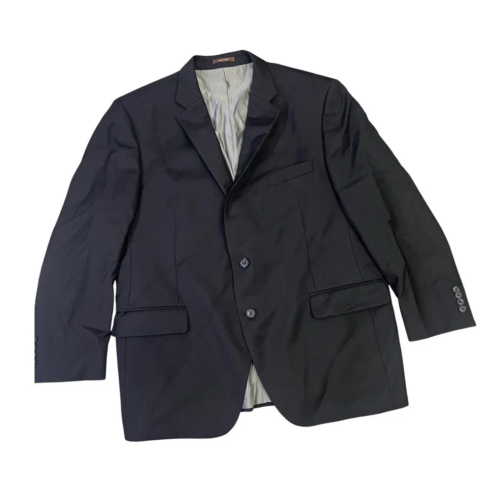 Peter Millar‎ Men's Black Blazer Jacket Business Casual Formal Suit Coat 44R